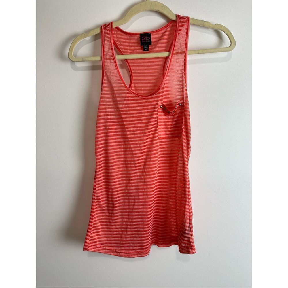 2b Bebe racerback top
